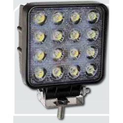 Lampa patrata - Lumina de lucru FLOOD cu 16 LED-uri Lampa patrata - Lumina de lucru FLOOD cu 16 LED-uri